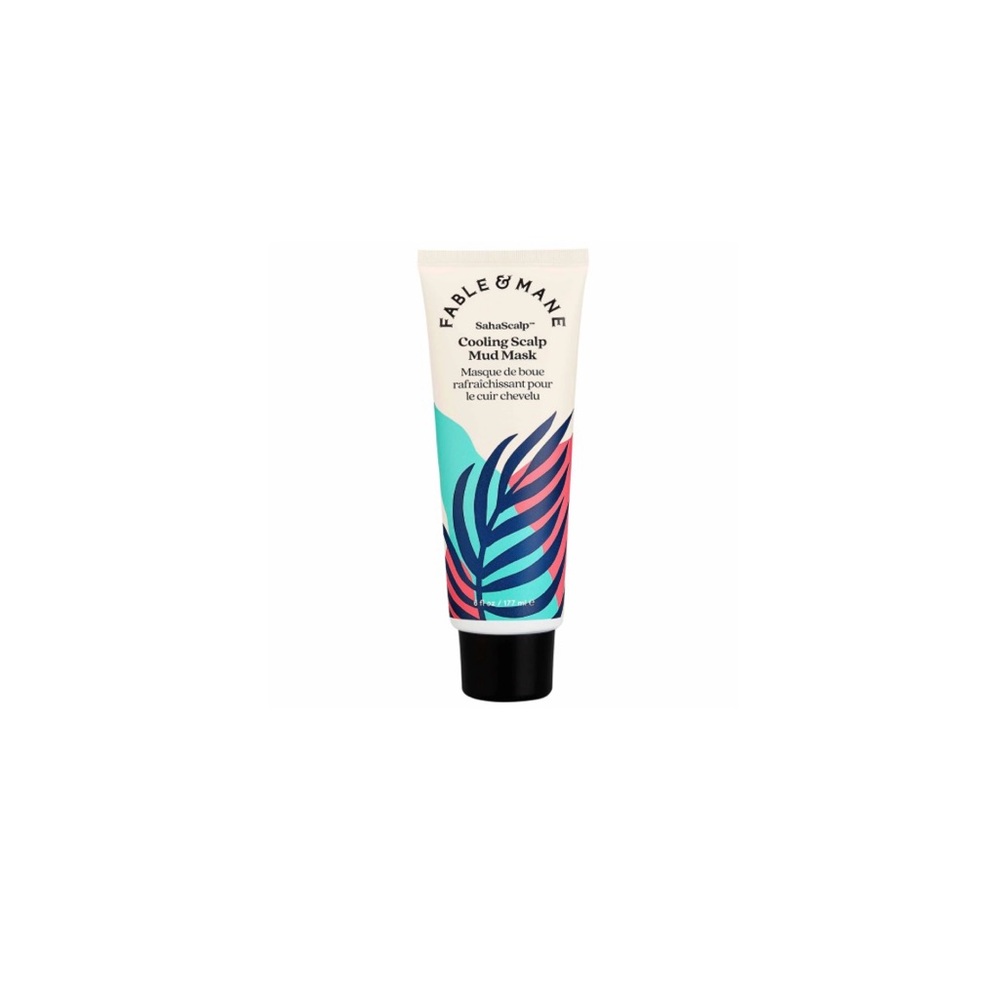 SahaScalp Cooling Scalp Mud Mask - Black and Cream